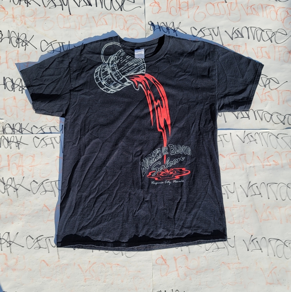 Bucket Of Blood Saloon T Shirt Large